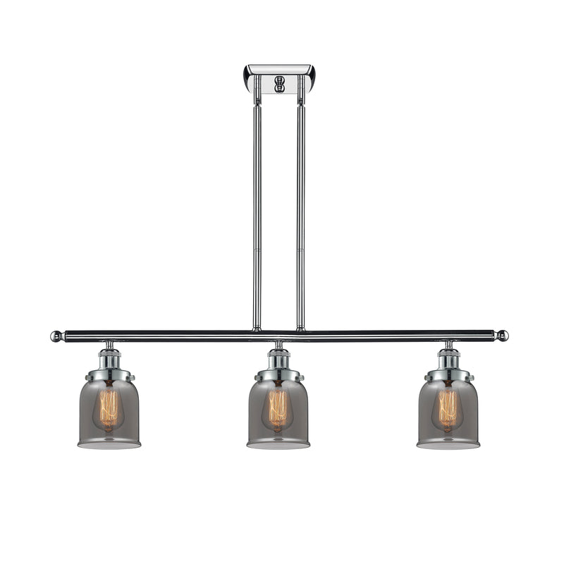 Bell Island Light shown in the Polished Chrome finish with a Plated Smoke shade