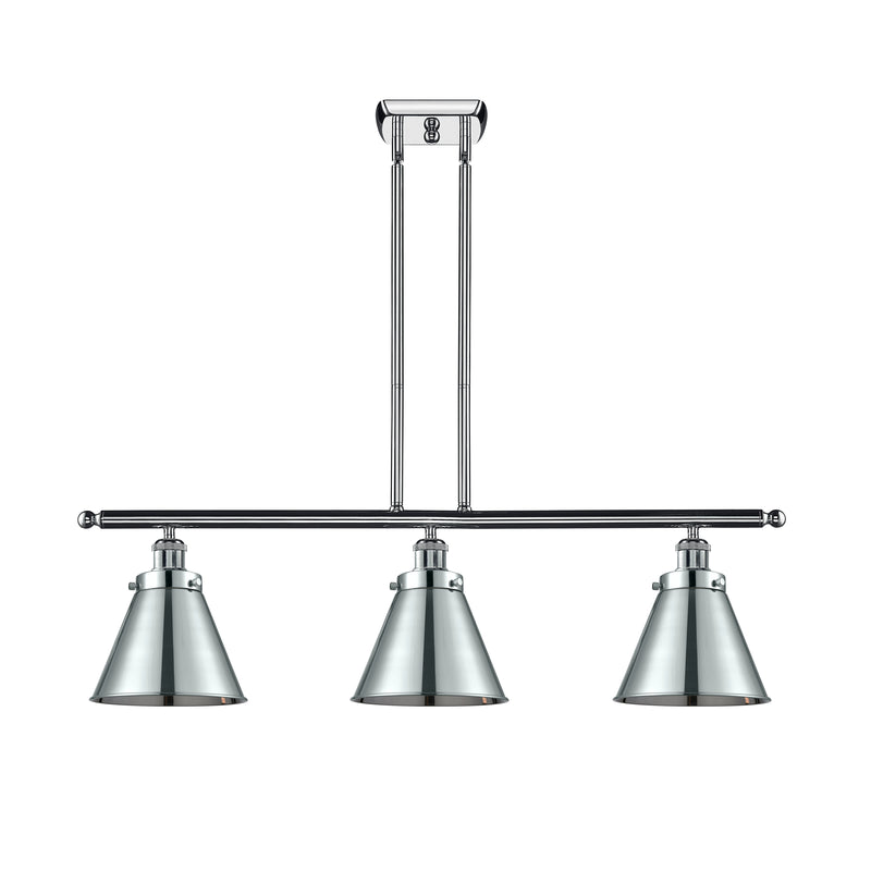 Appalachian Island Light shown in the Polished Chrome finish with a Polished Chrome shade