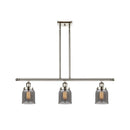 Bell Island Light shown in the Polished Nickel finish with a Plated Smoke shade