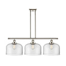 Bell Island Light shown in the Polished Nickel finish with a Clear shade