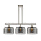 Bell Island Light shown in the Polished Nickel finish with a Plated Smoke shade