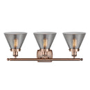 Innovations Lighting Large Cone 3 Light Bath Vanity Light Part Of The Ballston Collection 916-3W-AC-G43-LED