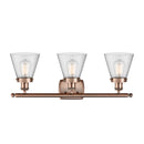 Innovations Lighting Small Cone 3 Light Bath Vanity Light Part Of The Ballston Collection 916-3W-AC-G64-LED