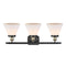 Innovations Lighting Large Cone 3 Light Bath Vanity Light Part Of The Ballston Collection 916-3W-BAB-G41-LED