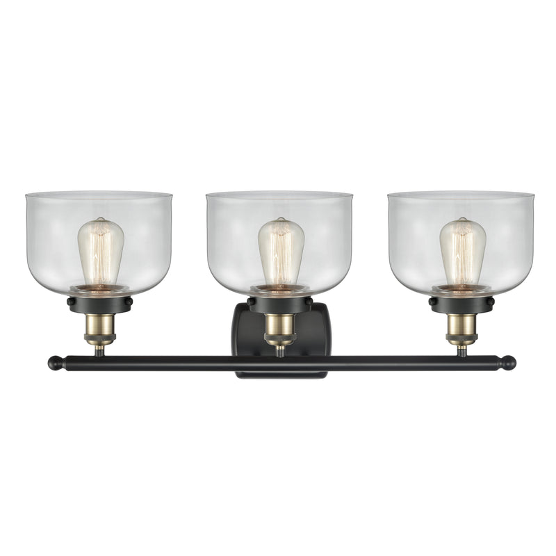 Innovations Lighting Large Bell 3 Light Bath Vanity Light Part Of The Ballston Collection 916-3W-BAB-G72-LED