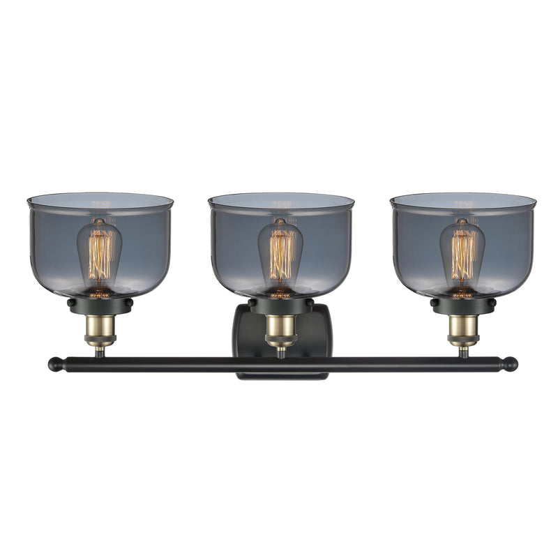 Innovations Lighting Large Bell 3 Light Bath Vanity Light Part Of The Ballston Collection 916-3W-BAB-G73-LED