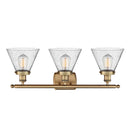 Innovations Lighting Large Cone 3 Light Bath Vanity Light Part Of The Ballston Collection 916-3W-BB-G44-LED