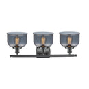 Innovations Lighting Large Bell 3 Light Bath Vanity Light Part Of The Ballston Collection 916-3W-BK-G73-LED