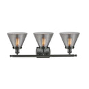 Innovations Lighting Large Cone 3 Light Bath Vanity Light Part Of The Ballston Collection 916-3W-OB-G43-LED