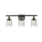 Bell Bath Vanity Light shown in the Oil Rubbed Bronze finish with a Seedy shade