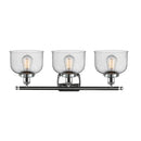 Innovations Lighting Large Bell 3 Light Bath Vanity Light Part Of The Ballston Collection 916-3W-PC-G74-LED