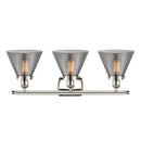 Innovations Lighting Large Cone 3 Light Bath Vanity Light Part Of The Ballston Collection 916-3W-PN-G43-LED