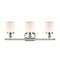 Innovations Lighting Small Bell 3 Light Bath Vanity Light Part Of The Ballston Collection 916-3W-PN-G51-LED