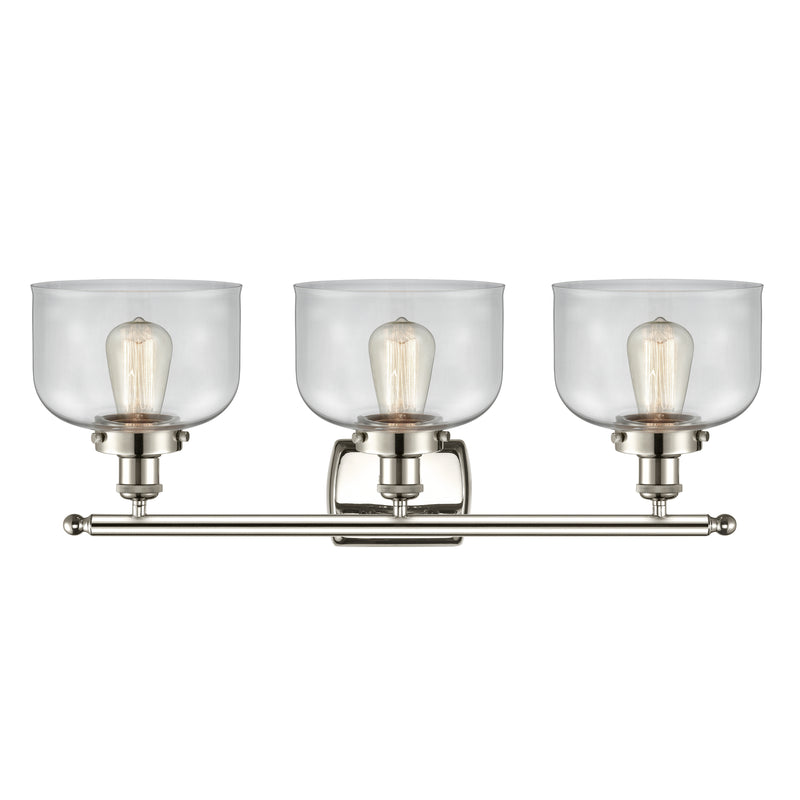 Innovations Lighting Large Bell 3 Light Bath Vanity Light Part Of The Ballston Collection 916-3W-PN-G72-LED