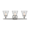 Innovations Lighting Small Cone 3 Light Bath Vanity Light Part Of The Ballston Collection 916-3W-SN-G62-LED