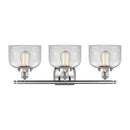 Innovations Lighting Large Bell 3 Light Bath Vanity Light Part Of The Ballston Collection 916-3W-SN-G72-LED