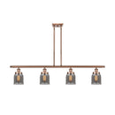 Bell Island Light shown in the Antique Copper finish with a Plated Smoke shade