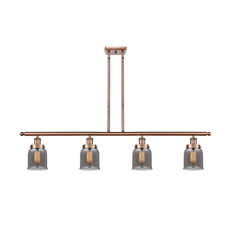 Bell Island Light shown in the Antique Copper finish with a Plated Smoke shade