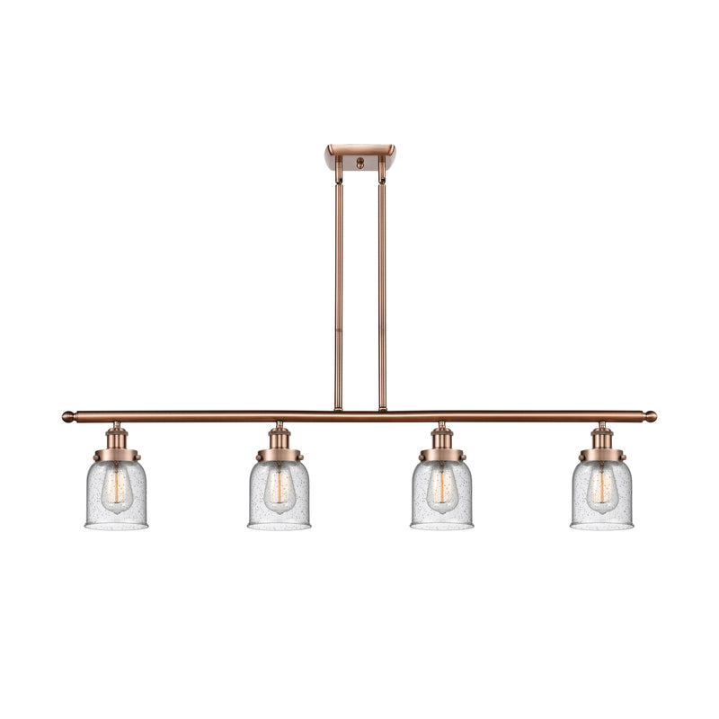 Bell Island Light shown in the Antique Copper finish with a Seedy shade