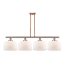 Bell Island Light shown in the Antique Copper finish with a Matte White shade