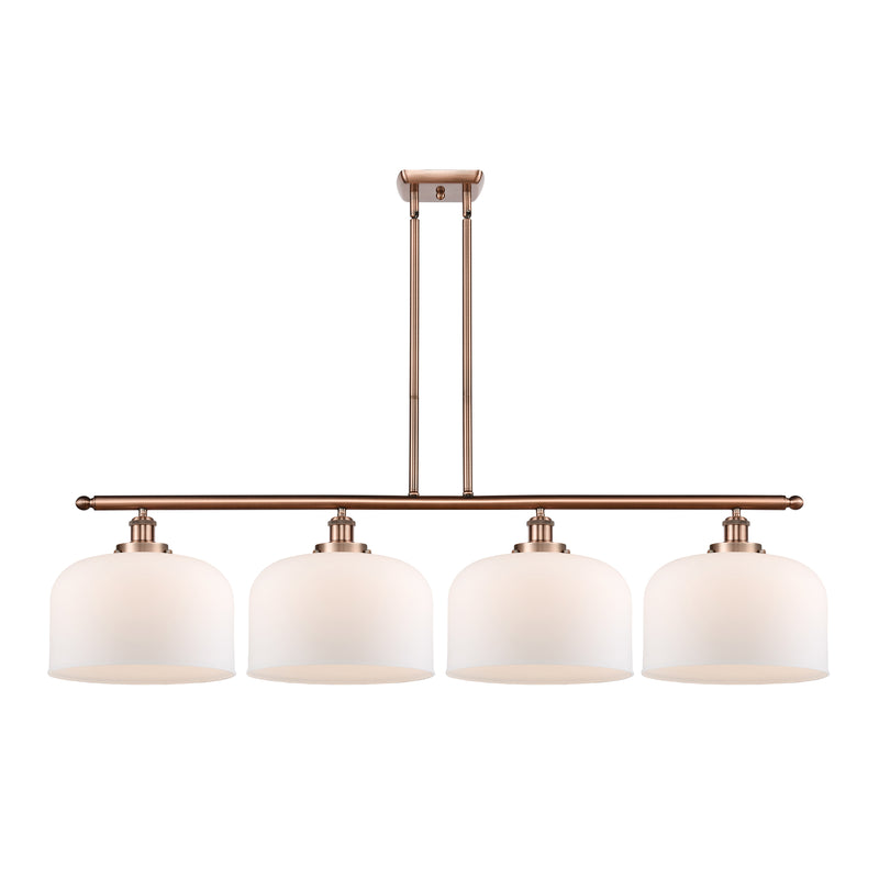 Bell Island Light shown in the Antique Copper finish with a Matte White shade