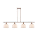 Bell Island Light shown in the Antique Copper finish with a Matte White shade