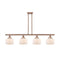 Bell Island Light shown in the Antique Copper finish with a Matte White shade