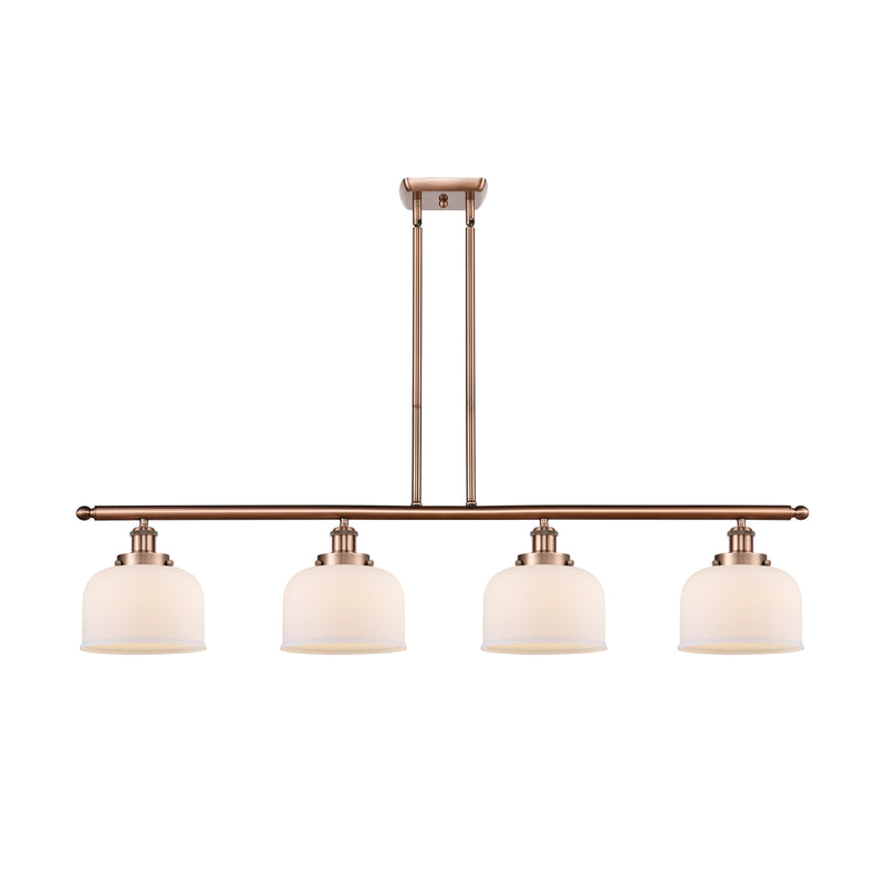 Bell Island Light shown in the Antique Copper finish with a Matte White shade