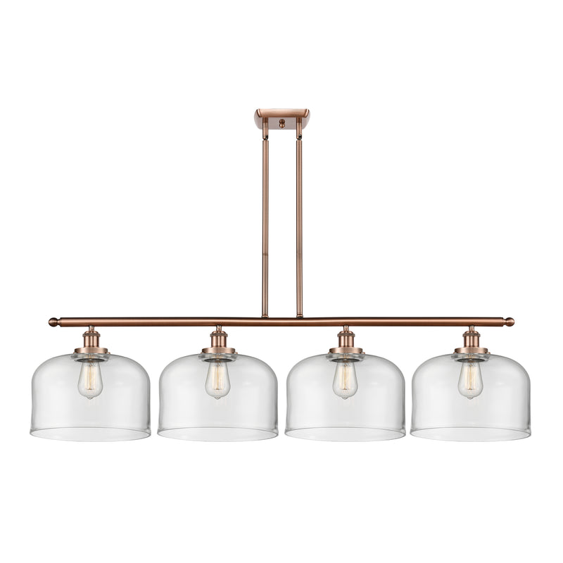 Bell Island Light shown in the Antique Copper finish with a Clear shade