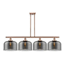 Bell Island Light shown in the Antique Copper finish with a Plated Smoke shade