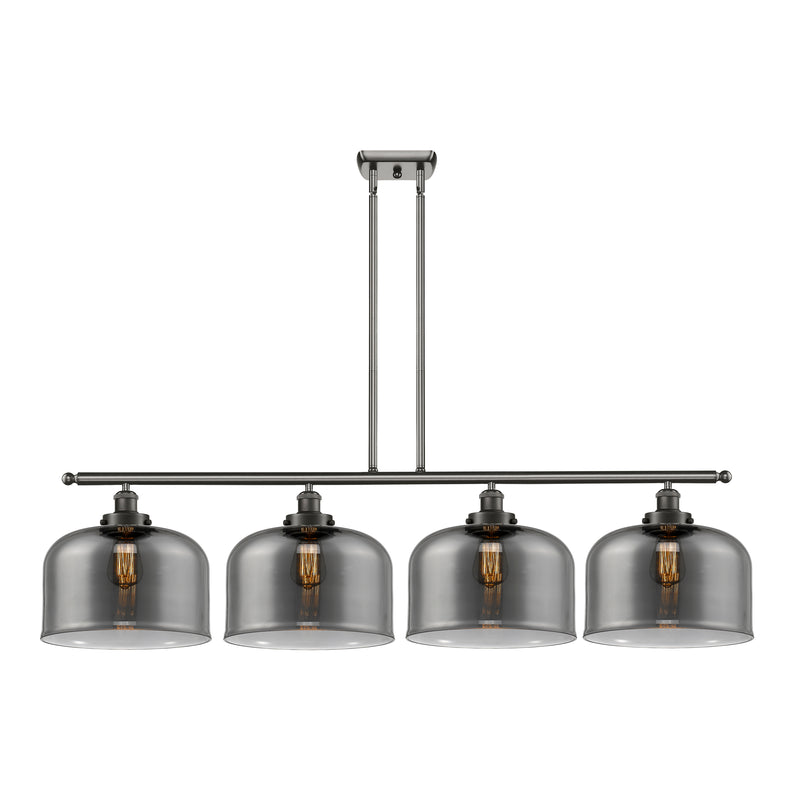 Bell Island Light shown in the Oil Rubbed Bronze finish with a Plated Smoke shade