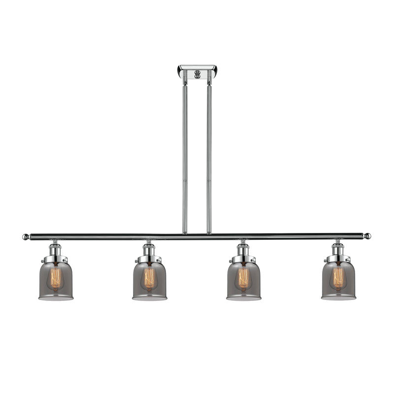 Bell Island Light shown in the Polished Chrome finish with a Plated Smoke shade