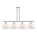 Bell Island Light shown in the Polished Nickel finish with a Matte White shade