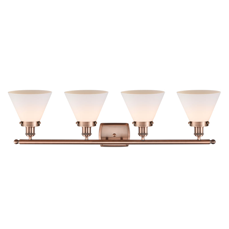 Innovations Lighting Large Cone 4 Light Bath Vanity Light Part Of The Ballston Collection 916-4W-AC-G41-LED