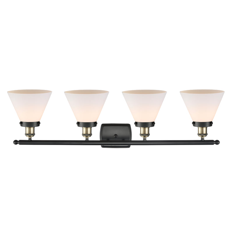 Innovations Lighting Large Cone 4 Light Bath Vanity Light Part Of The Ballston Collection 916-4W-BAB-G41-LED