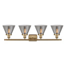 Innovations Lighting Large Cone 4 Light Bath Vanity Light Part Of The Ballston Collection 916-4W-BB-G43-LED