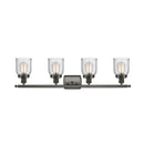 Innovations Lighting Small Bell 4 Light Bath Vanity Light Part Of The Ballston Collection 916-4W-OB-G54-LED