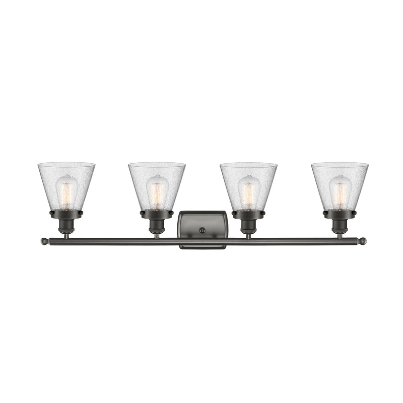 Innovations Lighting Small Cone 4 Light Bath Vanity Light Part Of The Ballston Collection 916-4W-OB-G64-LED