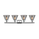 Innovations Lighting Large Cone 4 Light Bath Vanity Light Part Of The Ballston Collection 916-4W-PC-G43-LED