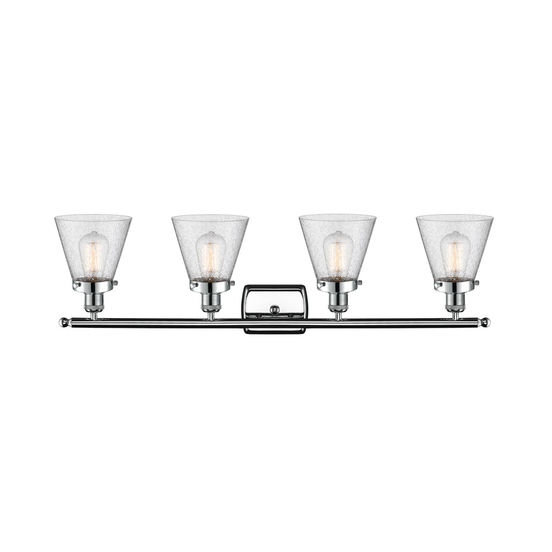 Innovations Lighting Small Cone 4 Light Bath Vanity Light Part Of The Ballston Collection 916-4W-PC-G64-LED