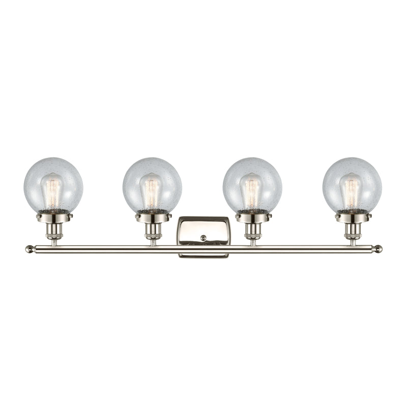 Innovations Lighting Beacon 4 Light 36" Bath Vanity Light 916-4W-PN-G204-6-LED