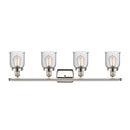 Innovations Lighting Small Bell 4 Light Bath Vanity Light Part Of The Ballston Collection 916-4W-PN-G54-LED