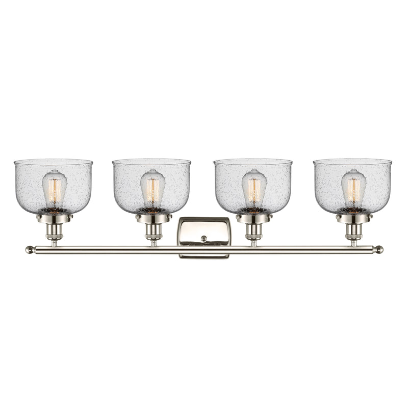 Innovations Lighting Large Bell 4 Light Bath Vanity Light Part Of The Ballston Collection 916-4W-PN-G74-LED