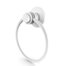 Allied Brass Mercury Collection Towel Ring with Dotted Accent 916D-WHM