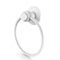 Allied Brass Mercury Collection Towel Ring with Groovy Accent 916G-WHM