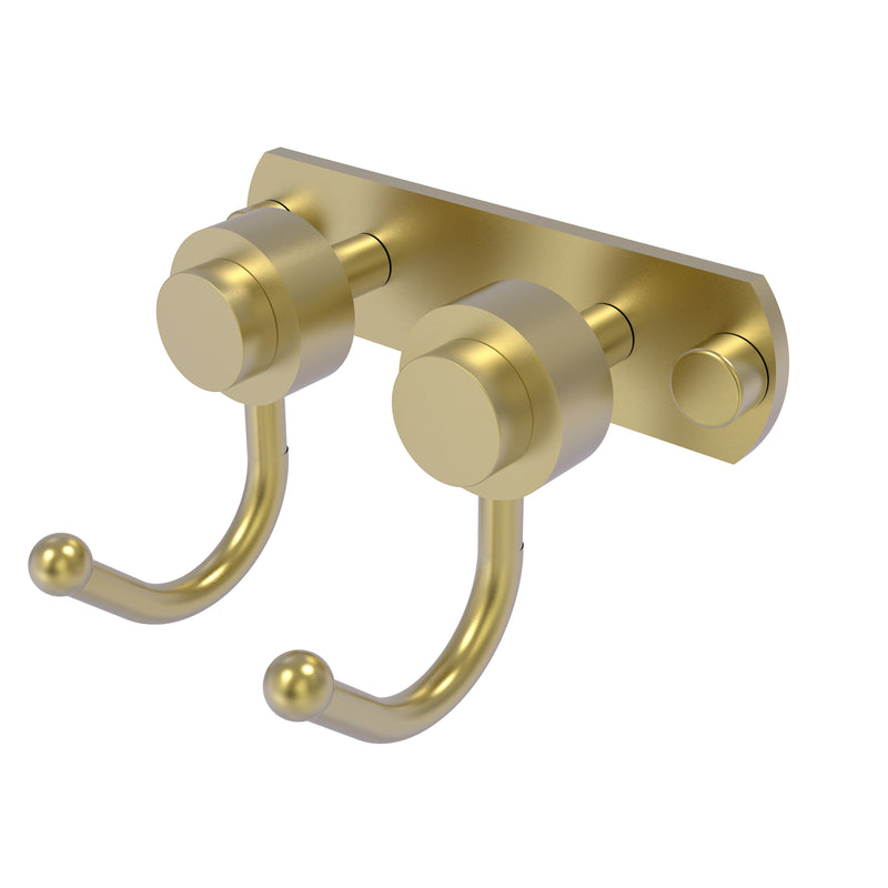 Allied Brass Mercury Collection 2 Position Multi Hook with Smooth Accent 920-2-SBR