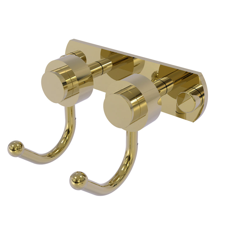 Allied Brass Mercury Collection 2 Position Multi Hook with Smooth Accent 920-2-UNL
