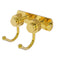 Allied Brass Mercury Collection 2 Position Multi Hook with Dotted Accent 920D-2-PB