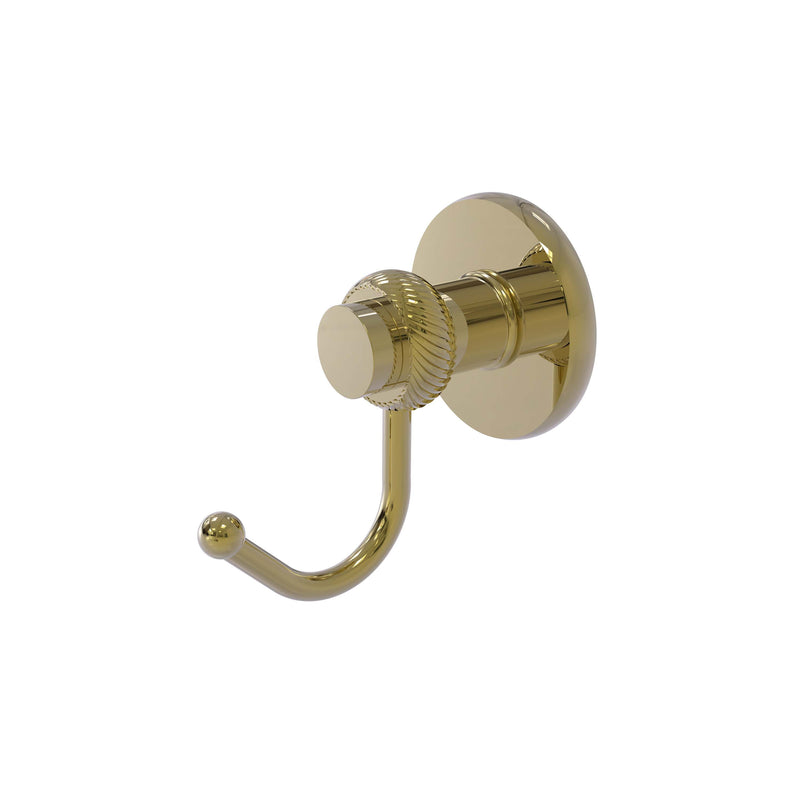 Allied Brass Mercury Collection Robe Hook with Twisted Accents 920T-UNL