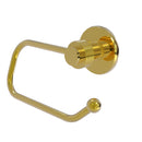 Allied Brass Mercury Collection Euro Style Toilet Tissue Holder with Groovy Accents 924EG-PB